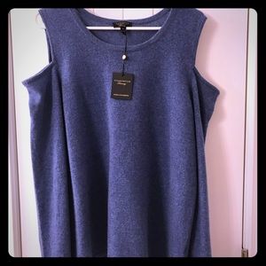 NWT Charter Club Women’s Cold Shoulder Sweater XL